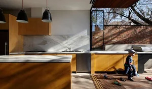 Cocina abierta al exterior