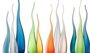 Jarrones de cristal de muranoserie Arias de Salviati