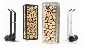 Leñeros y carretillas Woodstock