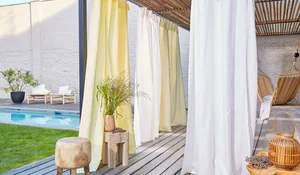 Telas de exterior... ¡para vestir los interiores!