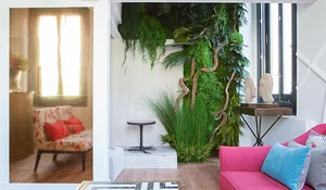 Decorar con plantas el baño