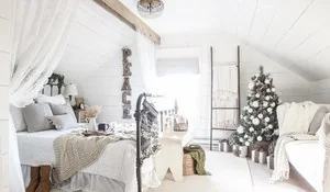Ideas para decorar el dormitorio en Navidad