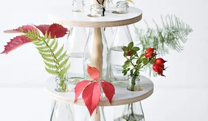 Botellero para lucir arreglos florales