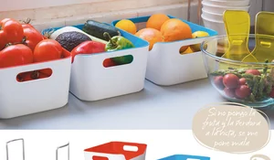 Organizadores para la fruta y verdura en la cocina