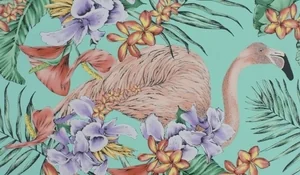 Papel pintado Flamingo Club