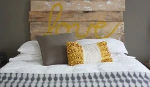 Cabecero hecho a mano