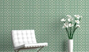 Papel pintado con dibujo geométrico de Envés Diseño