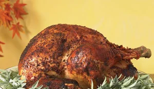 Pavo de Navidad presentado a la Decoratrix