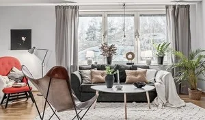 Salón conectado con terraza