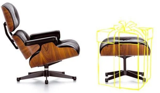 Regalos de navidad de diseño moderno: mesas, butacas, lámparas...