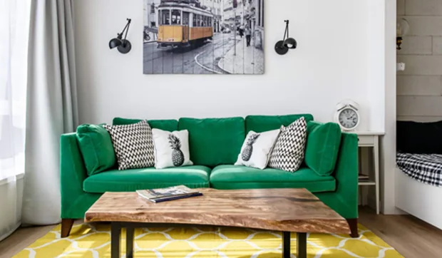 Estudio de 35 metros con muchísima luz natural