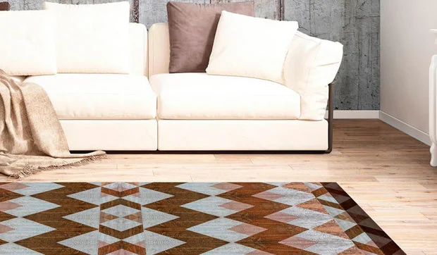 Alfombras vinílicas con diferentes estampados