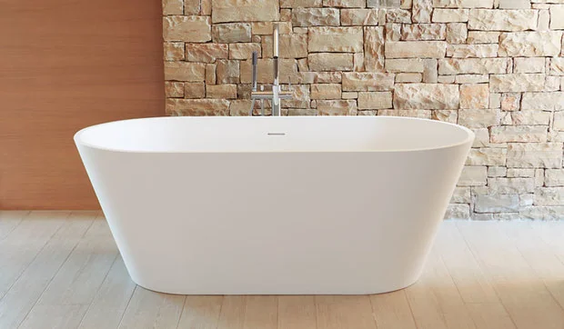 Las bañeras exentas están de moda