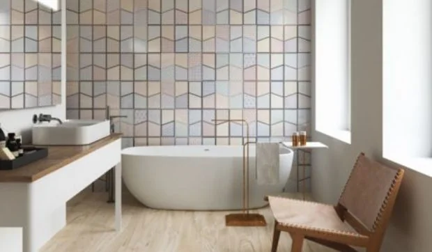 Revestimientos cerámicos: experimentar con los formatos