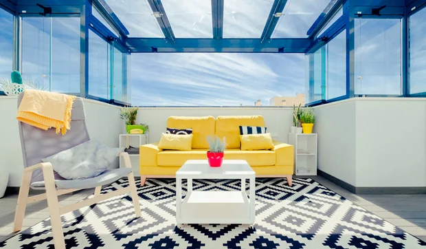 Terrazas acristaladas para crear ambientes mágicos