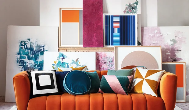 Sofás y asientos de terciopelo