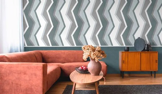 Papeles pintados geométricos: la nueva colección de Gancedo