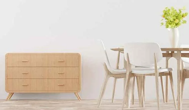 Los muebles de madera natural nunca pasan de moda