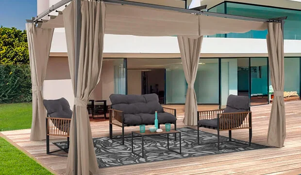 Pérgolas para crear un rincón acogedor en el exterior