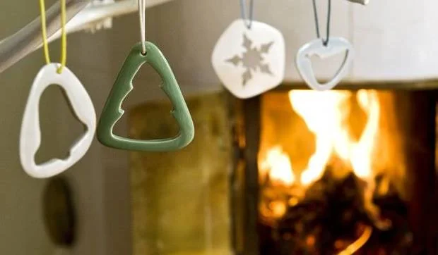 Adornos para el árbol de Navidad de porcelana