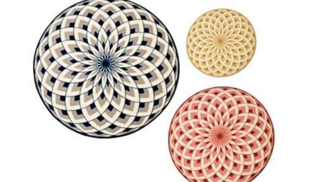 Alfombras en forma de dalia