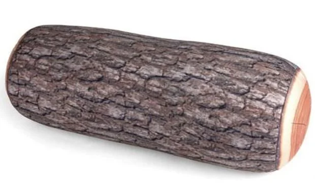 Almohada para dormir como un tronco