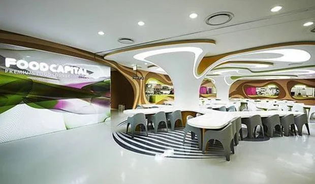 Amoje Food Capital, el restaurante de comida rápida de Karim Rashid