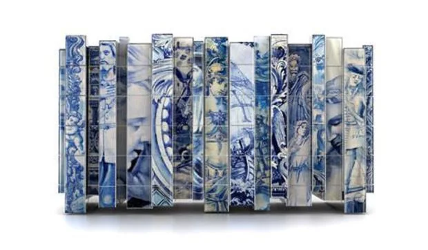 Aparador de cerámica portuguesa de la firma Boca do Lobo