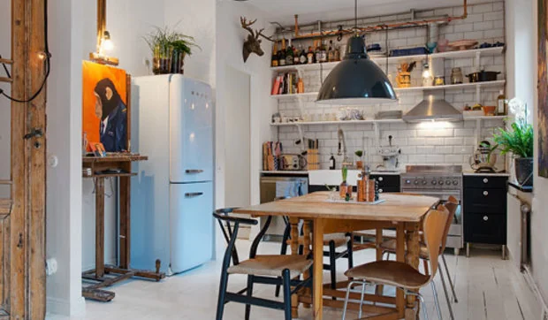 Apartamento de 40 metros: cómodo, funcional y a todo color