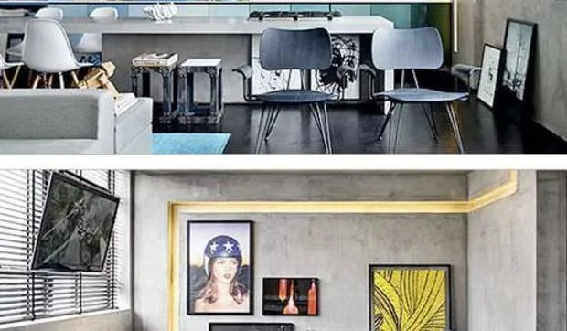 Apartamento en Brasil masculino y lleno de color