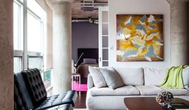 Apartamento pequeño de estilo industrial