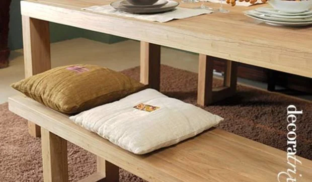 Bancos para la mesa del comedor