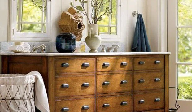 Decorar baños vintage