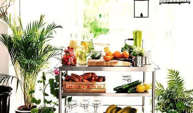 Bar de zumos en casa