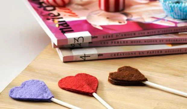 Broches de fieltro... Están para comérselos