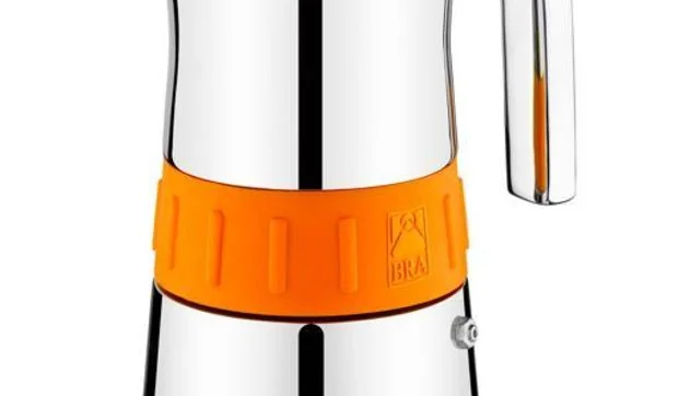 Cafetera Elegance con toques de color