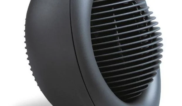 Calefactor y purificador de aire con diseño futurista