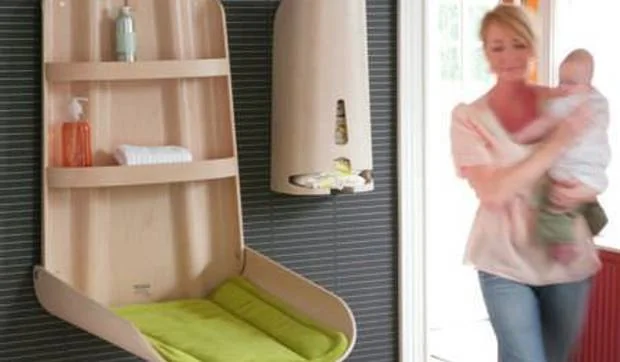 Cambiador plegable para el bebé