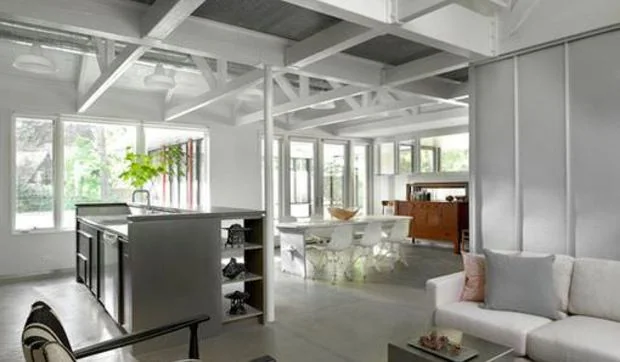 Casa de campo reformada al estilo loft