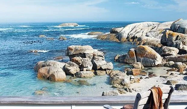 Una casa de playa en Ciudad del Cabo con vistas impresionantes