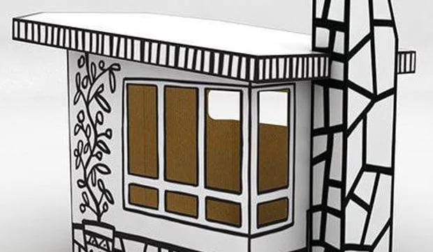 Casita para montar, pintar y decorar