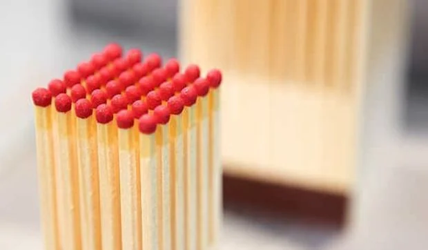 Cerillas no aptas para pirómanos