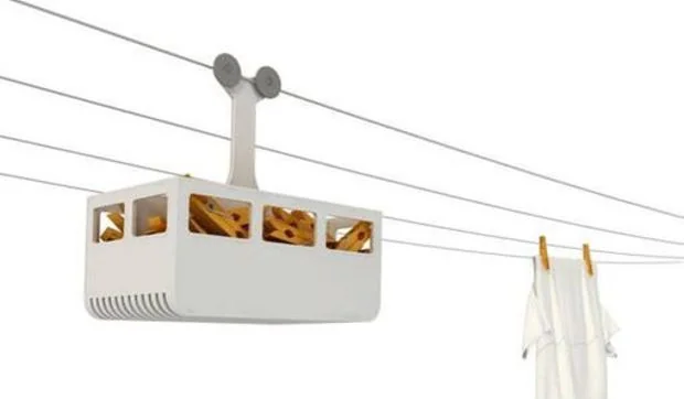 Cesta para pinzas de la ropa