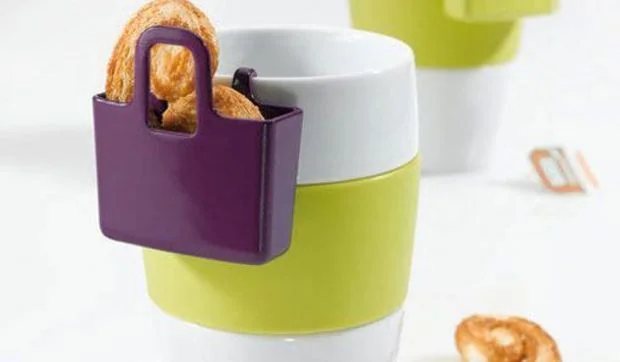 Cestas para la taza del café en cinco colores diferentes