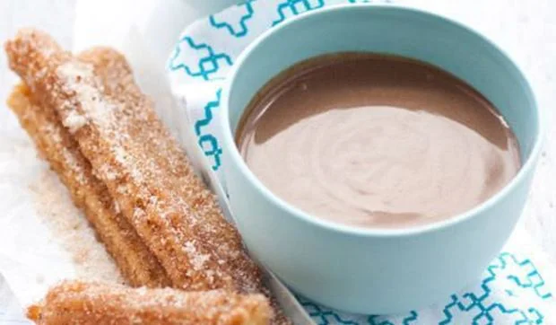 Receta de chocolate a la taza con churros