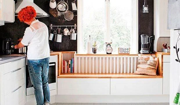 Cocina con comedor de diario integrado