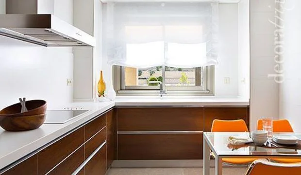 Cocina con muebles de wengué