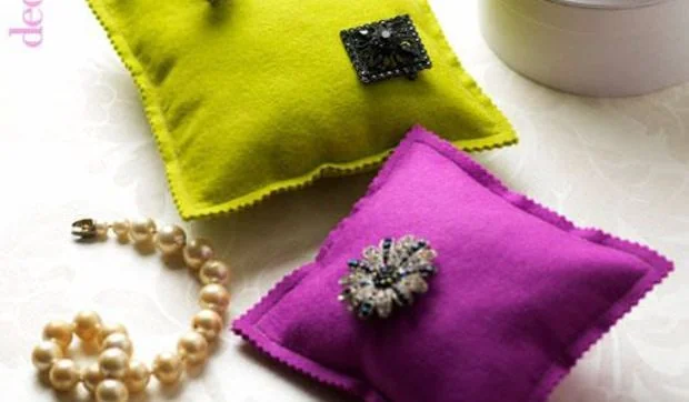 Cojines mini para organizar los broches