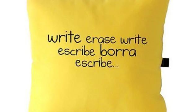 Cojines que dejan mensajes