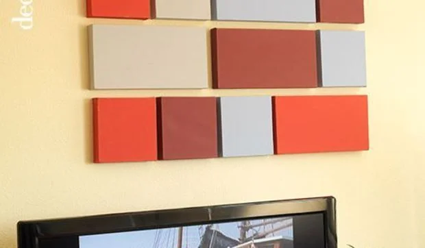 Como hacer un cuadro para el salón en un trix